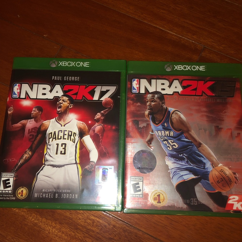 NBA2K17 & NBA2K15 XBOX ONE BOTH INCLUDED!